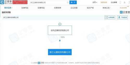 吉利科技新公司落地浙江，信息系統集成服務成戰略新支點
